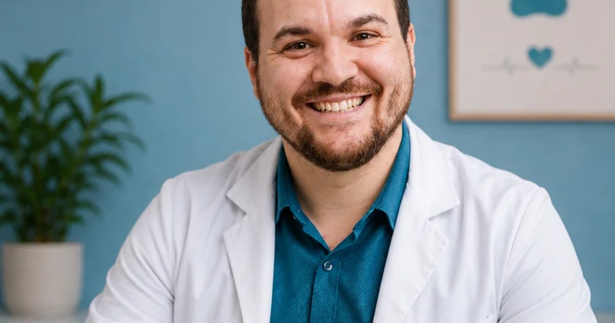 Retrato do médico veterinário Victor Costa
