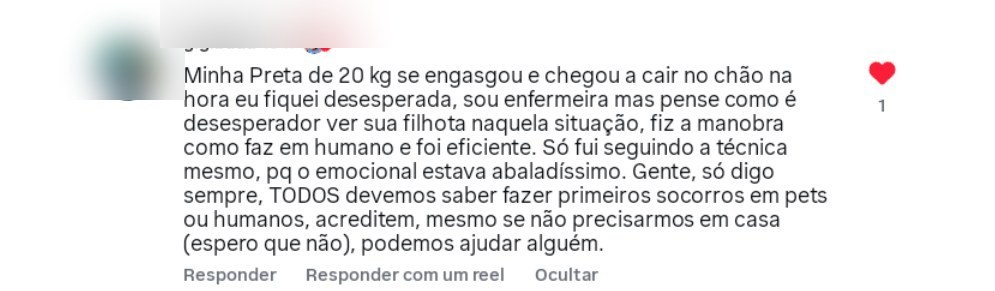 Print: enfermeira salvou a cadela de um engasgo com a manobra do vídeo